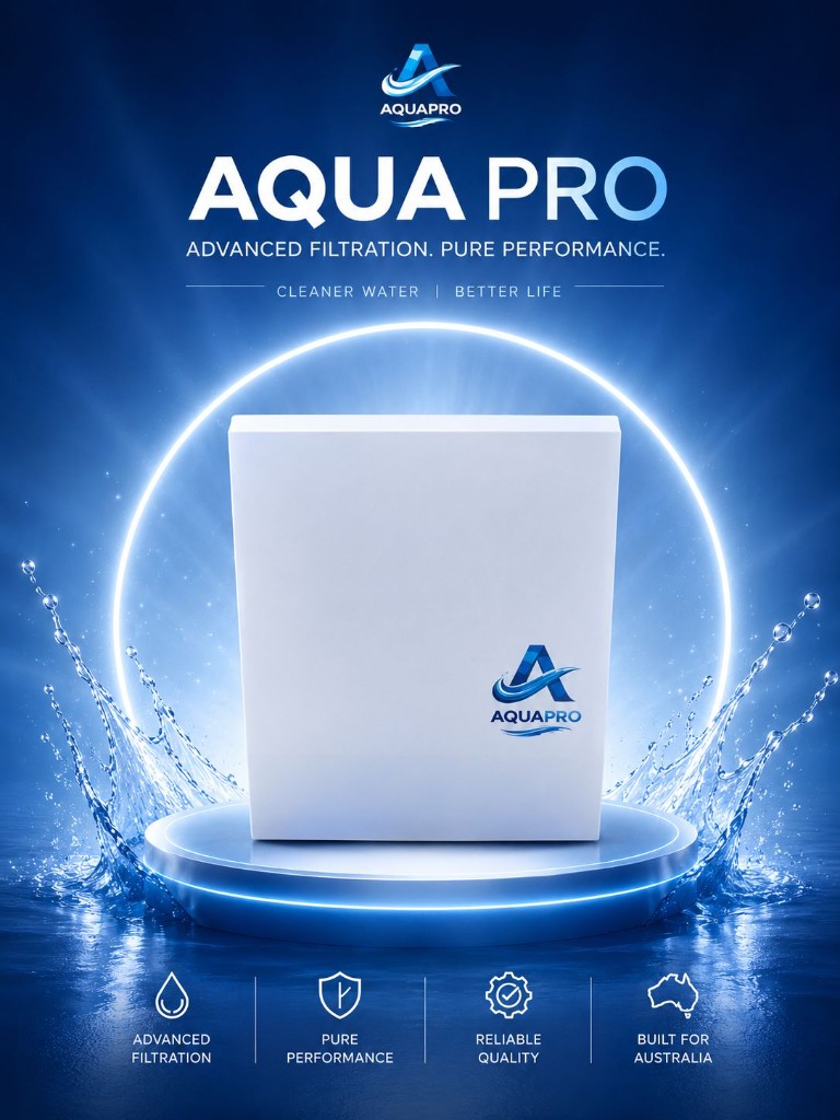 AquaPro advanced whole-home filtration — pure performance, built for Australia